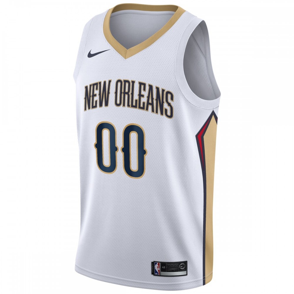 New Orleans Pelicans 2020/21 Swingman Custom Jersey - Association Edition - White-Pro Kit Vault | Brand New 26/27 Sports Jerseys